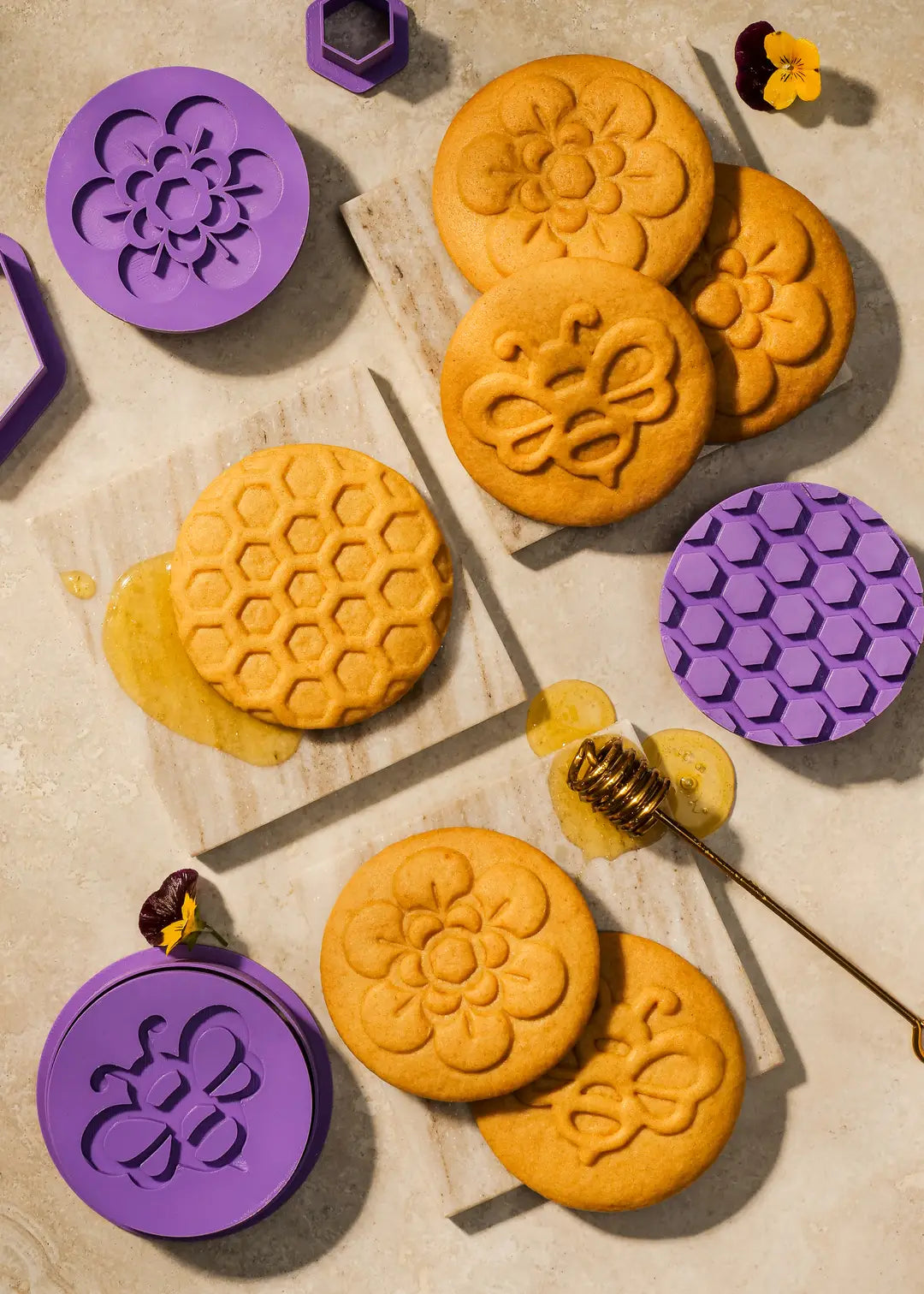 Honey Bee Cookie Stamps & Cutters Set - Formini